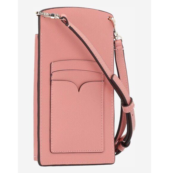 Kate Spade Spencer North South Phone Crossbody in Serene Pink - Picture 4 of 10
